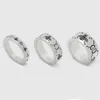 Bant Yüzükleri 2023 Takı Yeni Sterling Gümüş Klasik Çift Arı Erkekler ve Kadınlar İçin Aynı Stil Çift Çift Ring236m