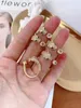 5Pcs Classic Trend Copper Micro-Inlaid Zircon Ring Gold Fashion Adjustable Leopard Head Open Rings 240420