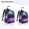 Rucksack Schulbag -Schüler Aquarell Galaxy Schulter -Laptop -Taschenschule