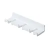 1pcs escova de dentes rack de armazenamento abs de dentes de dentes suportes grátis punção de parede gancho pendurado gancho para banheiro armazenamento de quarto de vaso sanitário