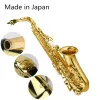 Saxophone saxophone alto 62 Professional Alto Sax Series High Saxophone Gold Lacque avec un casse-cou de roseau de porte-parole