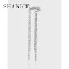 Earrings SHANICE 100% S925 Sterling Silver Long Tassel Ear Cuff Multilayer No Piercing Hook Clip Earrings for Women Simple Jewelry Gift