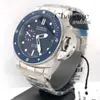 Erkekler Lüks İş Saati Otomatik Mekanik Kol saatleri Tourbillon Su Geçirmez Saatler Peneri Dalış Blu Notte 42mm Saat