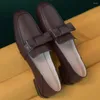 Casual schoenen dames echte lederen vierkant teen slip-on flats loafers zoete bowtie vrije tijd zachte comfortabele vrouwelijke mocassins