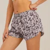 Lulumon Shorts Nowe sporty dla kobiet, ciasne dopasowanie, szybki antylśniew, joga, luźny trening, drukowane szorty fitness o wysokiej pasie