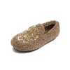 Casual schoenen Fur Woman Flats Loafers Women Casuales glijden aan voor Barefoot Winter Office 2024 Crystal Zapatillas