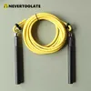 Jump Ropes NEVERCOOLATE 360 Free Rotation Ball Bearing Metal Handle Easy to Replace Sliding Jumping Rope No Entanglement Fitness Y240423