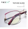 Vicky Fashion Design de lecture Lunettes Femmes Pink Optical Cadre Prescription personnalisée Anti-Blue Light Computer Eyeglass 3105 240416