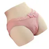 Wholesale Jet Cup Male Masturbation Device Bust Silicone Entity Doll Female Buttocks Inverted Mold Dual Channel Big Ass Fam