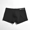 アンダーパンツ2024ソフトセクシーソリッドコットンメンアンダーウェアボクサー通気性ボクサーショーツCUECAS MODAL BOXERSHORTS MAN7000