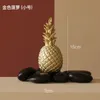 Nordic Style Resin Gold Pineapple Home Decor Salon Room Wine Cabinet Affiche artisanat Luxurious Table Home Decoration Accessoires 240513