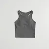 Ll New Women's Yoga Fitness Vest Thread Elastic Beauty Back I-Word avec poitrine Top Top