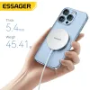 Chargers Essager Magnetic Induction Wireless Qi Charger 3 in 1 Phone Fast Charging Stand pour iPhone14 AirPods Pro Apple Watch iOS MacSafe