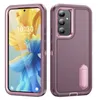 Cajas de teléfonos de Kickstand de defensa para Motorola Moto G Stylus 5G 2024 Play Power Edge Pure Edge 30 Pro Bede+ 3 capas Cubierta de protección híbrida con soporte múltiples colores