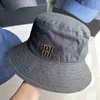 Designer Ball Caps for men women MUMU denim new trendy brand with small face and fashionable sunshade fisherman hat baseball cap Hats Caps