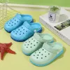 Children's Hole Shoes 2024 Summer New Boys and Girls Wear Resistant Baotou Beach Sandals Baby Shoes