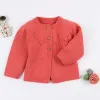Coats Baby Girl Sweater Cardigans Fashion Spring осень с длинным рукавом новорожденные вязаные куртки малыш