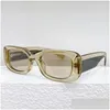 Solglasögon OMU08YS REC ACETATE WOMENS PARTY PERSONALISERA CASUAL LEOPARD EGEGLASSES UV400 SUN GLASS FÖR MÄN STORA BEN DROP LEVERING DHBGQ