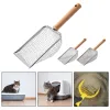 Grooming Cat Litter Spoon Hållbar rengöringssandsked Spade Lass Box Scooper för Instant Cleaning Fast Sifting Kitten Lizards