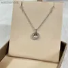 Fashion Luxury Blgarry Designer Necklace S925 Sterling Silver Precision Advanced Versatile Copper Coin Necks Womens Weight Withing With Logo e Gift Box