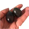 Massage Stones Rocks 3Pcsset Natural Nephrite Jade Yoni Eggs For Women Kegel Exercise Egg Set Vaginal Muscle Tightening Drilled Mas Otlyj