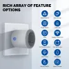 プラグスメススマートプラグマターWiFiソケット16AスマートタイマーアウトレットパワーモニターサポートTUYA Apple HomeKit Work With Google HomeAlexa