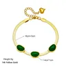 Bracciale per bracciale per fascino in oro giallo 14K per donne Nuova tendenza arrugginite per la festa dei gioielli Regali di consegna bijoux Braccialetti Dhcob DHCOB