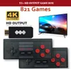 4K HD Video Game Console تم تصميمه في 821 ألعاب كلاسيكية Retro Dendy Console Wireless Controller TV Game Box 6946653