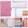 Planificateur de budget en cuir Crocodile Texture Binder Pocard Notebook avec feuilles enveloppes Bloconnettes-notes en gros