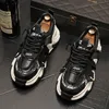 2024 New Men's Luxury Platform Sneakers Fashion Men Chores de course Chaussures de randonnée accrue Chaussures Man Lace Up Zapatillas de Hombre