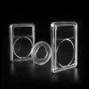 Bins 10PCS Herdenkingsmuntplaat Clean Clear Acryl Collectable Coin Display Holder Holder Protective Storage Box voor Collector Collection