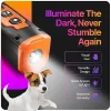 Repellents 2000mah Ultrasonic Dog Repeller Anti Barking Stop Bark Training Device Rechargeble Dog Training Device med LED -ficklampa Ny