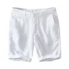 Shorts Shorts Designer Pure Linen per uomini Summer Nuovo Fashion Solido Bianco Ofano Casual Pantaloni Short Pantaloni Short Drop Drop Otjer
