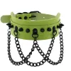 Collane Halloween Cosplay Goth Green Choker Collar collane per donne Emo Punk Balck Spike Geometry Neckace Collana a ciondolo Y2K Gioielli Regali