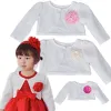 Coats Baby Girl Clothing Lace Coat Princess Shrug Short Cardigan Infant Bolero Jackets Outerwear Wedding Party Dress Shawl Cape Naist