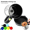 Mugs Durable Tea Cup Exquisite Stainless Steel Automatic Stirring Coffee Mug Battery Type For Cafe