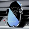 Cell Phone Mounts Holders Car Mobile Phone Bracket The New Car With Navigation Support Rack Bear Cartoon Car Air Outlet Fixed Mobile Phone Rack Y240423