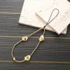 Korean Y2K Baroque Pearl Phone Chain Cute Charm Wrist Strap Keycord Cellphone Lanyard Girl Keychain Phone Case Hanging Chain