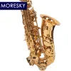 Saxofon Moresky Eflat Eb Alto Saxophone Gold Keys con instrumento de casos de música