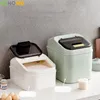 Garrafas de armazenamento caixa de dispensador de arroz