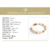 Brins jd naturalités perles de pierre de lune colorées bracelets femmes élégant labradorite pierre rond