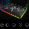 Rests Large Size Colorful Luminous RGB Gaming Mouse Pad AntiSlip Rubber Base Computer Keyboard Mouse Pad Antislip For Computer PC