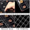 Albums 10pcs 42 Pockets Coin Holder Sheet Clear Storage Collection Album Folder Book Medallion Coin Stamp Coins Token Medallion Badge