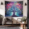 Tapestries Tree Of Life Wall Tapestry Trippy Aesthetic Spiritual Altar Cloth Meditation Room & Yoga Studio Decor