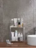 Rekken trolley keukenrek met wiel mobiele vloeropslag plank meerlagige badkamer