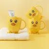 Toothbrush Thickened Baby Toothbrush Cup Creative Little Yellow Duck Cup Cartoon Mouthwash Cup Children Brush Cup Antifall Cup Wholesale