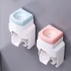 Teste del distributore di dentifricio automatico set a parete Extrusder in plastica Nopunch Nopunch Usprotespulso Accessori per bagno Accessori per bagno Gadget