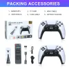 Console Tolex U10 4K Game Stick Video videogiochi console Android 7.1 TV Box 2.4G Controller wireless Output HD PSP PS1 Gaming Kids Gifts