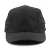 Ball Caps Short-brimmed Baseball Cap Quick Dry Pure Color Light Plate Japanese Retro Outdoor Sports Camping