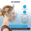 Maschera per snorkeling a faccia piena 180 ° panoramica Vista in silicone a secco Snorkeling immersioni sugli occhiali da nuoto con 2 snorkeli anti-Fog Anti-Leak 240410